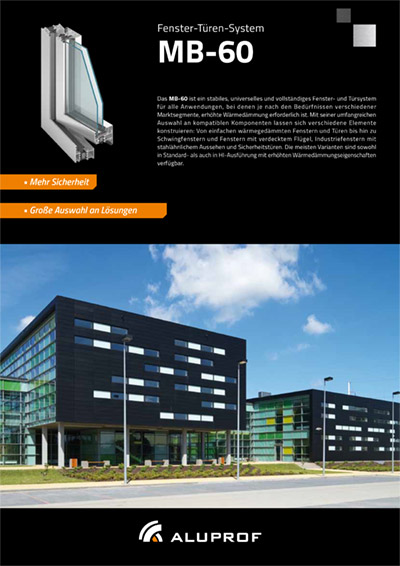 Fenster-Türen-System MB-60 PDF
